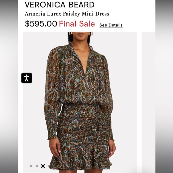 NWT Veronica Beard Mini Dress - Picture 12 of 13